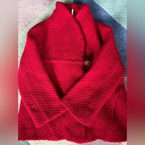 Free People Red Sweater